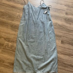 Vince Camuto Maxi Spaghetti Strap Chambre Dress